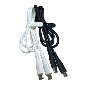 Câble de charge PD en silicone PVC de type C 3A de haute qualité, cuivre pur, 1m/2m, compatible avec les séries iPhone 11/12/13/14, ordinateurs iOS - Product Image 3