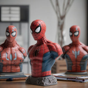 手工复仇者钢铁侠 & 神奇蜘蛛侠模型树脂胸围高级制作模型展示 - Product Image 2