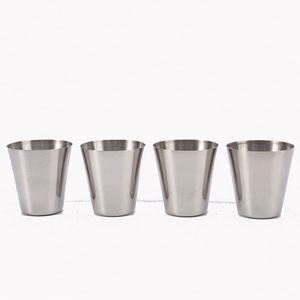 Vasos de Acero Inoxidable de 1 Onza, Vasos de Metal para Beber, para Acampar, Viajar, Café, Té, Whisky, Licores, Regalo - Product Image 6