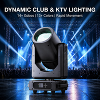 Oferta Especial: Luz Móvil de 295W, Súper Brillante, Lente Grande, Beam Wash Gobo DMX, 14 Colores, CRI95, 10000 Lúmenes, Iluminación para Eventos y Estudios