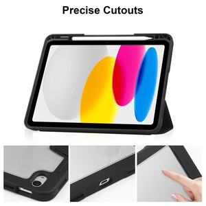 Funda de tableta de acrílico PU a prueba de golpes para APPLE <span class=keywords><strong>I</strong></span> <span class=keywords><strong>Pad</strong></span> 10,2 2019/2020/2021 - Product Image 4