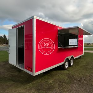 Remolque de Comida Rápida Móvil Personalizado 2025, para Café, Pizza y Otros Alimentos - Product Image 4