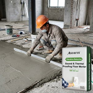Mortier <span class=keywords><strong>de</strong></span> sol auto-nivelant ultra-mince anti-fissures, insonorisant et isolant thermiquement, pour isolation thermique des sols - Product Image 5