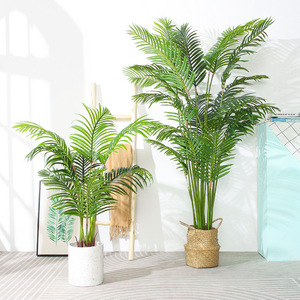 Palma Areca Artificiale in Plastica, Stile Rustico Naturale Realistico, Pianta Decorativa da Interno a Piantana - Product Image 3