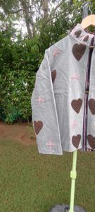 Luxury Handmade Knitted <b>Velvet</b> Embroidered Bomber <b>Jacket</b> Breathable Cotton Lining Winter Stand <b>Men</b> Women | Premium Fashion - Product Image 3