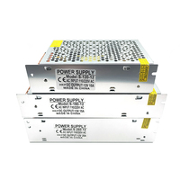 Alimentation à découpage 120W DC 12V 10A 24V 5A à sortie unique à tension constante pour LED, vente directe usine