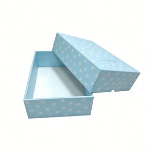 Recyclable Handmade Two Piece Recycled <b>Materials</b> Self Erecting Luxury Gift Box Lid Base with Custom Logo for Clothing <b>Packaging</b> - Product Image 6