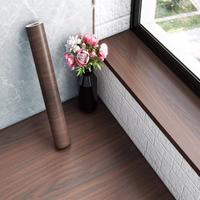 Film protecteur décoratif auto-adhésif en vinyle PVC imperméable à l'eau pour meubles de décoration intérieure à grain de bois large, idéal pour les portes d'armoires de cuisine