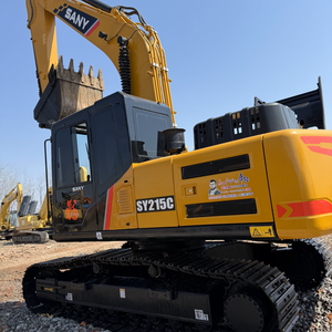 Excavadora hidráulica usada de la marca SANY SY215C, 21 toneladas, duradera, eficiente, de segunda mano, excavadora de construcción, maquinaria, engranaje de Motor central - Product Image 2