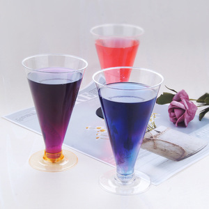 Taza <span class=keywords><strong>de</strong></span> Mousse <span class=keywords><strong>de</strong></span> pastel <span class=keywords><strong>de</strong></span> pudín <span class=keywords><strong>de</strong></span> gelatina <span class=keywords><strong>de</strong></span> plástico cónico desechable transparente <span class=keywords><strong>de</strong></span> pie alto - Product Image 1