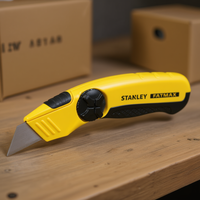 Couteau à lame fixe Stanley Fatmax, couteau utilitaire robuste pour couper le carton, les emballages et les matériaux.