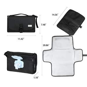 Free sample Wholesale Competitive Price <b>Waterproof</b> Custom Travel Changing Mat Portable Diaper Changing <b>Pad</b> for Baby - Product Image 4