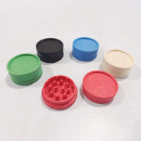 Vente en gros de broyeurs à tabac biodégradables personnalisés avec logo, 55 mm, 2 pièces, respectueux de l'environnement, autres accessoires pour fumeurs et briquets
