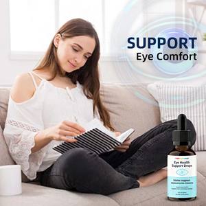 قطرات سائلة للفم لصحة العين من العلامة التجارية الخاصة لوتين وزياكسانثين لدعم الرؤية وحماية الضوء الأزرق قطرات سائلة للعناية بالرؤية - Product Image 2