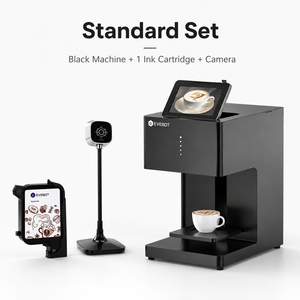 เครื่องพิมพ์กาแฟลาเต้อาร์ต 3 มิติ EVEBOT EB-PRO พร้อมหมึกเกรดอาหารอัตโนมัติ WiFi ใหม่ เหมาะสำหรับร้านกาแฟ โรงแรม ร้านอาหาร - Product Image 3