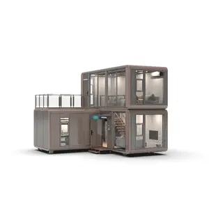 Expandable Container Capsule Hotel Prefab Capsule Houses Compressive Strength Mobile Container House Prefab Space Capsule