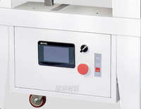Machines de fabrication d'étiquettes intelligentes d'autocollants plats automatiques Contrôle de la machine à étiqueter précise Machine d'emballage en plastique en fer Laiteux