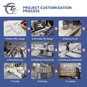 Il grande <span class=keywords><strong>giardino</strong></span> domestico moderno del produttore della Cina che pianta gli <span class=keywords><strong>alberi</strong></span> fioriscono i vasi grigiosi durevoli del <span class=keywords><strong>giardino</strong></span> - Product Image 6