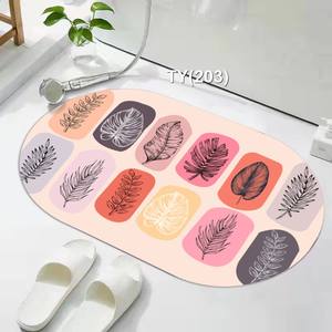 Vendita calda <span class=keywords><strong>tappeto</strong></span> <span class=keywords><strong>bagno</strong></span> nordico <span class=keywords><strong>moderno</strong></span> di lusso doccia tappetino da <span class=keywords><strong>bagno</strong></span> diatomea fango rapido asciutto porta in gomma antiscivolo <span class=keywords><strong>tappeto</strong></span> e stuoie - Product Image 3