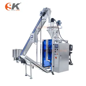 Screw doser Spice powder packing machine for red chilli powder packaging machine