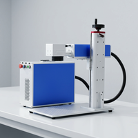 Machine de gravure laser à fibre de bureau refroidie par air Sinogalvo SG7110 Galvo CNC EZCAD haute précision pour métal, acier inoxydable, laiton