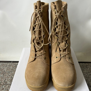 DF702 TSB21 Tactical <b>Hiking</b> <b>Boots</b> Tan High Top Lace Up Suede Outdoor All Seasons Durable Men <b>Boots</b> - Product Image 2
