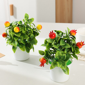 <span class=keywords><strong>Maceta</strong></span> de Plástico Artificial con Diseño de Hierba de <span class=keywords><strong>Pino</strong></span> y Frutos Pequeños, Alta Simulación, Decoración para el Hogar, Escritorio, Sala de Estar, Día de San Valentín - Product Image 4