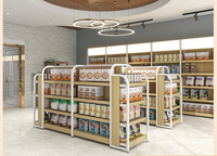 Étagères de présentation personnalisées écologiques de style moderne pour barres à mâcher pour animaux, mobilier de magasin d'alimentation pour animaux, présentoir de vente au détail pour jouets et animaux de compagnie