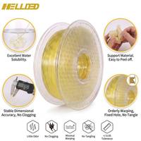 Filament PVA HELLO3D 1,75 mm 0,5 kg, soluble dans l'eau, lavable, matériau de support d'impression pour imprimante 3D FDM, certifié ISO ROHS REACH, 330 m