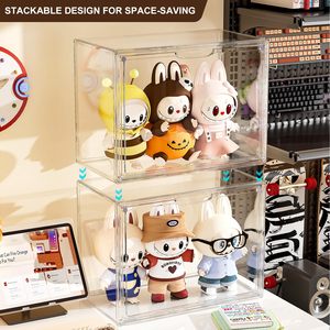 Exhibidores Acrílicos Transparentes Apilables OEM/ODM para Figuras, Figuritas y Artículos de Colección con Estante - Product Image 5