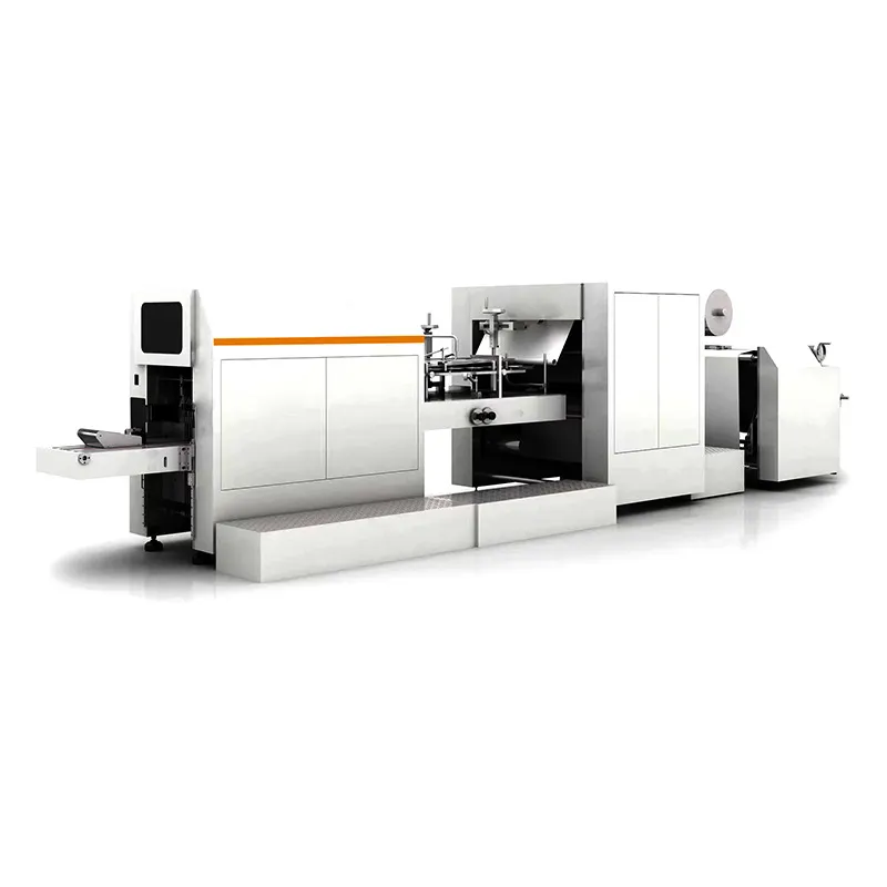 [JT-HY270] Máquina para saco de papel em forma de V com janela Máquina automática para fazer papel Sacos de Fabricação de caixas