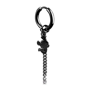 <span class=keywords><strong>Boucle</strong></span> <span class=keywords><strong>d</strong></span>'<span class=keywords><strong>oreille</strong></span> en acier médical hommes clip noir gland boucles <span class=keywords><strong>d</strong></span>'oreilles - Product Image 5