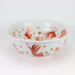 <span class=keywords><strong>อ่าง</strong></span>เซรามิกสไตล์เรโทรสีเเดงโกลด์สไตล์เรโทร<span class=keywords><strong>อ่าง</strong></span>ศิลปะรูป<span class=keywords><strong>ปลา</strong></span>สีแดง<span class=keywords><strong>อ่าง</strong></span>น้ำแบบ<span class=keywords><strong>กลม</strong></span>อ่างล้างหน้าท็อปห้องน้ำ - Product Image 2