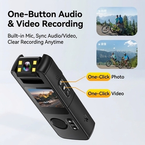 Cámara Corporal Inteligente CS11 con WiFi, HD 4K, Resistente al Agua, para Deportes de Acción al Aire Libre, Kit Profesional de Monitoreo de <span class=keywords><strong>Video</strong></span> de Seguridad CCTV - Product Image 1