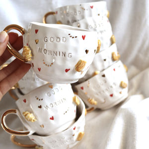 แก้วมักลายกาแฟช็อกโกแลตร้อนแก้วมักเก็บความร้อนความจุเยอะสำหรับอาหารเช้าเครื่องดื่มกาแฟนม - Product Image 2