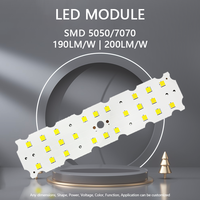 Modules d'éclairage LED 50W 80W DC 48V 50V/54V 56V avec SMD 5050 7070 190LM/W 200LM/W pour éclairage public, éclairage de tunnel, garantie 5 ans