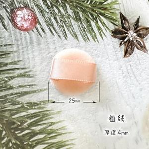 พัฟแป้งฝุ่นทรงกลม ผ้าฝ้ายแท้ ขนาด 30 35 40 มม. พกพาสะดวก สำหรับลงแป้งฝุ่น - Product Image 4