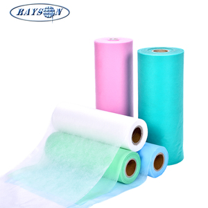 Ospedale Camice Chirurgico Non Tessuto Materiale In Rotolo Usa E Getta Foglio di Letto di Ospedale Letto Medico s Tessuto Non Tessuto Rotolo - Product Image 3