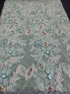 Vestidos de fiesta de encaje decorativos de tul con cuentas de lujo hechos a mano de alta calidad Calidad de exportación disponible Precio al por mayor India - Product Image 5