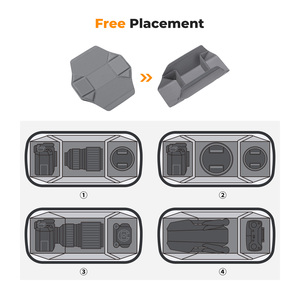 Sac à bandoulière multifonctionnel portable pour appareil photo <span class=keywords><strong>Canon</strong></span>, Nikon, Sony, idéal pour le quotidien, de la marque K&F Concept - Product Image 3