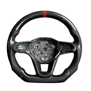 Utilisé pour modifier la fibre de carbone pour les disques sport à 4 branches en forme de D pour les modèles Volkswagen <span class=keywords><strong>Golf</strong></span> <span class=keywords><strong>GTI</strong></span> Jetta Passat - Product Image 6