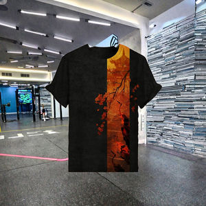 Unisex 100% Cotton Sporty Loose Fit <b>Long</b> <b>T</b>-<b>shirt</b> with Digital Printed Blank Design - Product Image 3