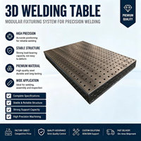 Plateforme de soudage modulaire 3D D28 HT300 en fonte, table de soudage flexible avec tous les gabarits de serrage, fabriquée en Chine