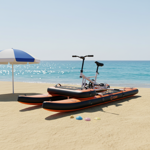 Nouvelle Arrivée Vélo Aquatique Gonflable Pliable 1 Place Effet <span class=keywords><strong>Bois</strong></span> pour Sports Nautiques (SUP) - Product Image 1