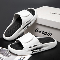 Pantoufles de Haute Qualité, Chaussures d'Intérieur et d'Extérieur à Semelles Souples Anti-Dérapantes, Claquettes Homme Femme en PVC, Pantoufles Personnalisables