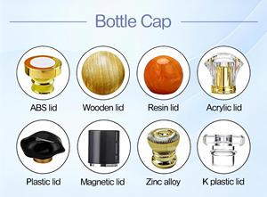 10ml High-end Vehicle-<b>mounted</b> Wooden Lid Round-headed Gold bar Volatile Aromatic Pendant Perfume Bottle Glass Empty Bottle - Product Image 4