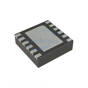 ชิ้นส่วนวงจรไฟฟ้าช่องสัญญาณอิเล็กทรอนิกส์สำหรับการจัดการพลังงาน (PMIC) รุ่น NCP45750IMN24TWG 750 MCM ของผู้ผลิตแผ่นวงจรแบบเปิดเผย 12 VFDFN - Product Image 1
