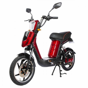 Skuter Listrik Bersertifikat EEC COC 48V 350W 25KM/JAM Pedal Assist Dewasa E Moped Motorbike Stok EU - Product Image 3
