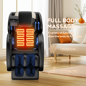 US Inventory 5-7 Days Delivery 3D <b>Zero</b> <b>Gravity</b> Chair Shiatsu Heated PU Leather <b>Recliner</b> A3 <b>Zero</b> <b>Gravity</b> Mass - Product Image 3