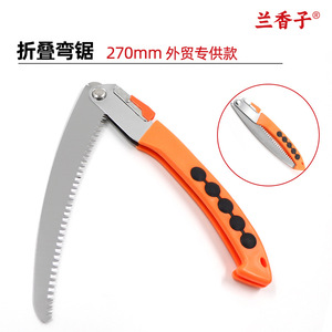 Hand Saw 270mm Folding Curved High Carbon Steel Blade For Garden Pruning Fruit Tree Cutting - Product Image 4